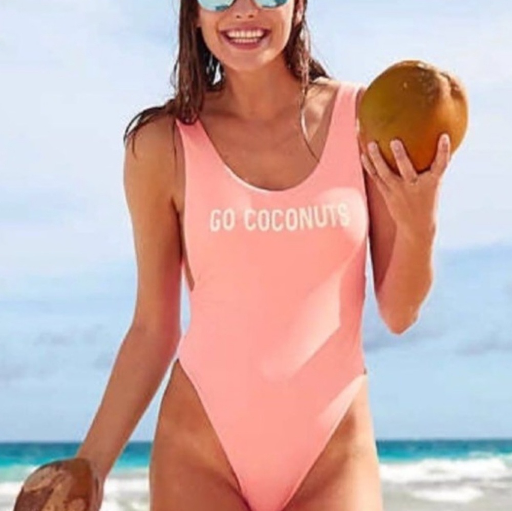 Aerie go coconuts one piece swimsuit